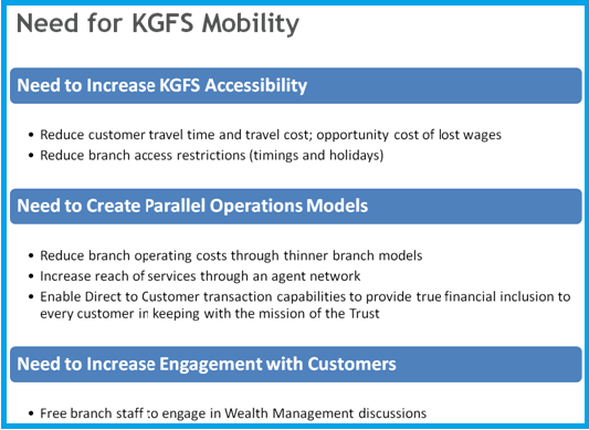 Need for KGFS mobility